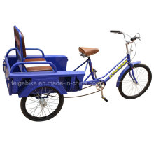 Plegable asiento anciano Triciclo de tres ruedas (FP-TRCY026)